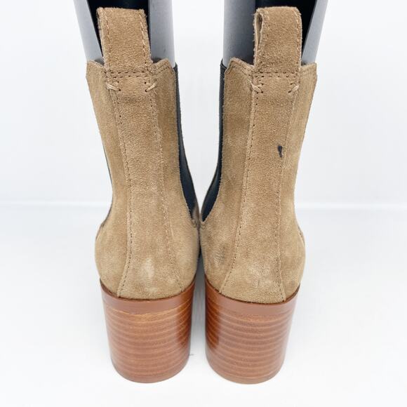Steve Madden Women's Rhiannon Chelsea Boot Brown Suede Size 7M - Picture 4 of 14
